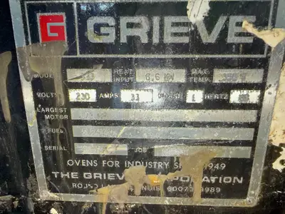 Used GRIEVE 333 Ovens Ohio US | HGR 24 #1265860
