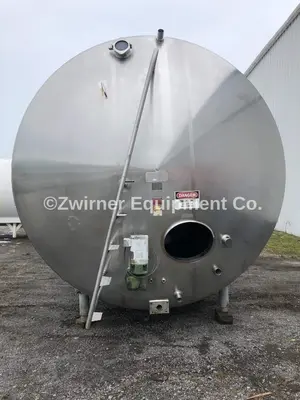 Crepaco 4,000 Gallon Refrigerated Horizontal Cylindrical Storage Tank