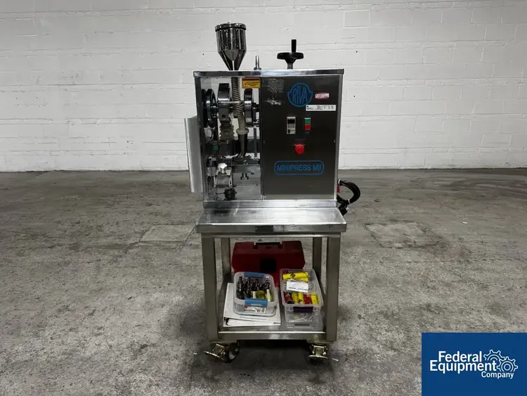 Used Riva RIVA MiniPress MII Single Station Tablet Press Tablet Presses Ohio US | Federal Equipment Company #420439