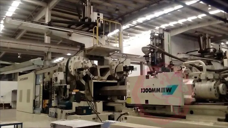 Used 1999 MITSUBISHI 1300MMIIIW-240 Injection Molding Machines Ohio US | Stopol Equipment Sales LLC #1129716