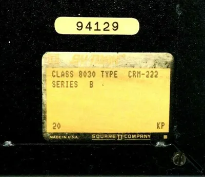 USED SQUARE D SYMAX 8030-CRM-222 OUTPUT MODULE SER.B 8030CRM222