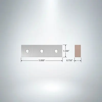 CLEVELAND PUNCH & DIE P20BS0006 Shear Blades | Punch Press and Shear (3)