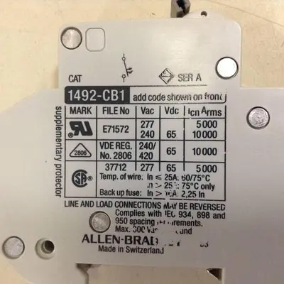 USED ALLEN BRADLEY 1492-CB1/G150 SER A
