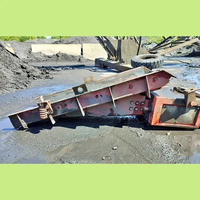 Syntron 29in Wide x 6ft Long Vibrating Pan Feeder