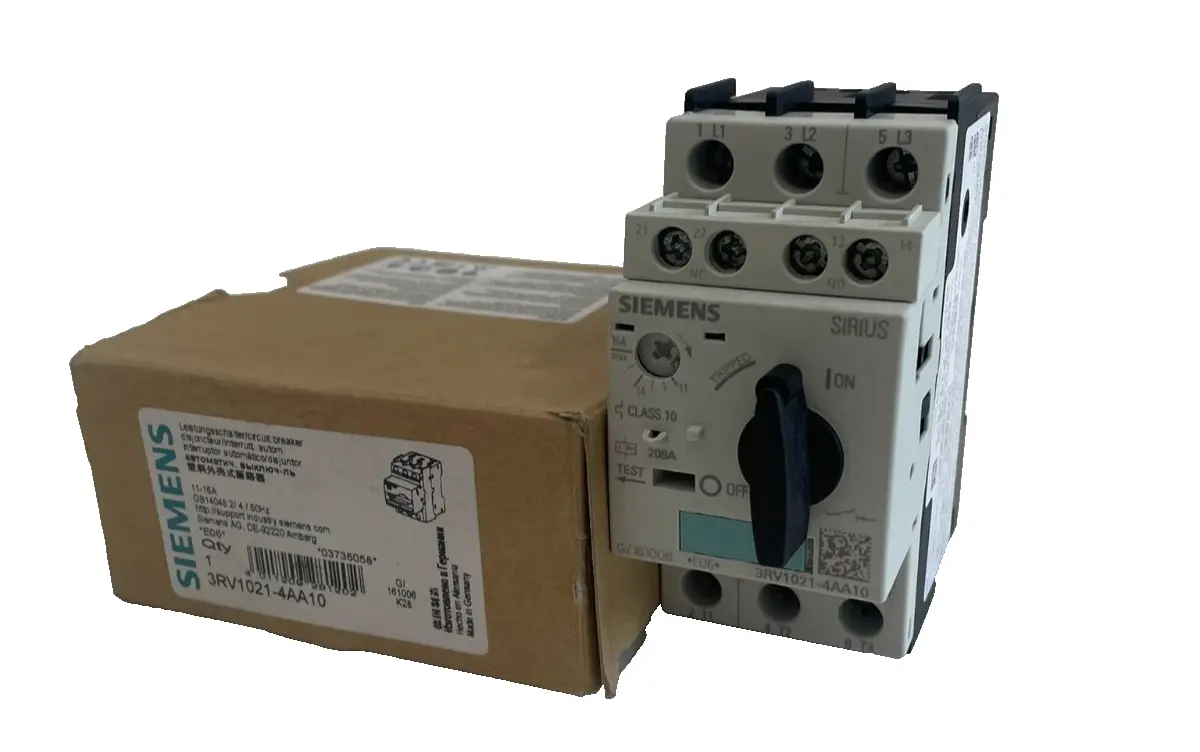 NEW SIEMENS 3RV1021-4AA10 MOTOR PROTECTOR 3RV10214AA10