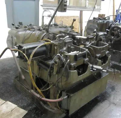 2 SPINDLE x 1.25" LANDIS THREADER / THREADING MACHINE: YOBRO #24699