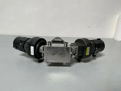 USED 3 ITT PURE-FLO A209 STAINLESS STEEL DIAPHRAGM VALVES W/ POSITION MONITOR