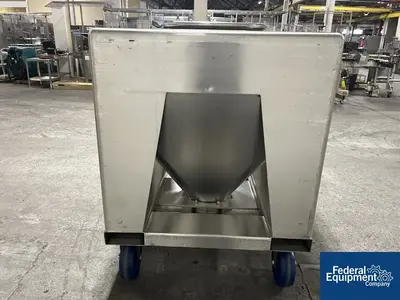 USED TOTE Systems 48" x 42" x 10"  Tote Systems Stainless Steel Transfer Bins