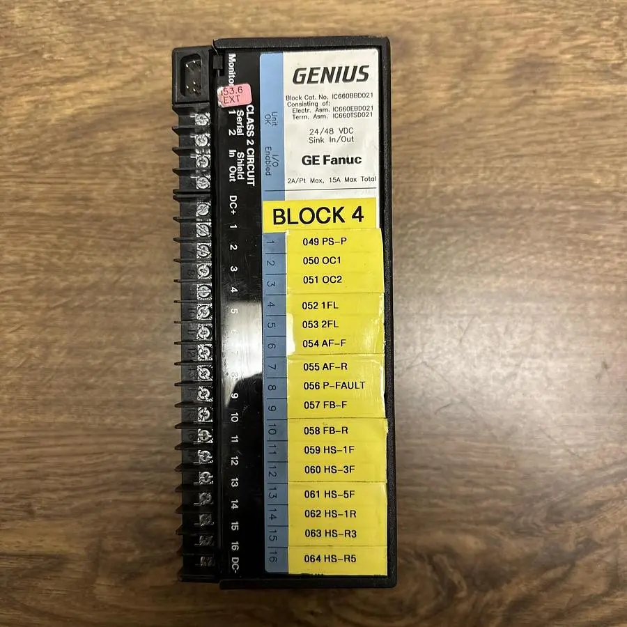 USED GE IC660BBD021