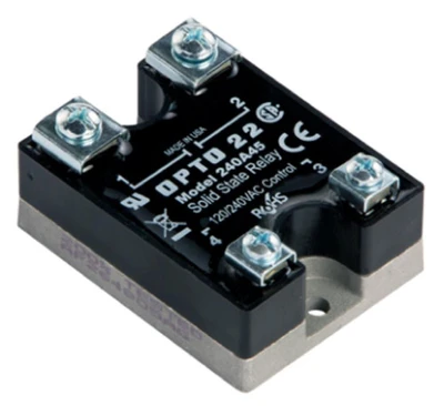 Opto 22 240A45 240 VAC, 45 Amp, AC Control Solid State Relay SSR [New]