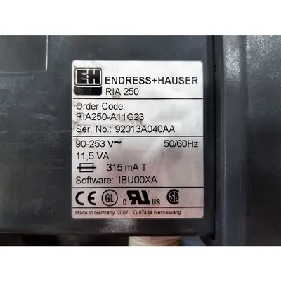 NEW ENDRESS-HAUSER RIA250-A11G23