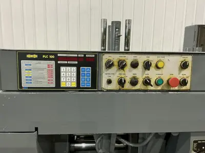 12" X 12" HYD-MECH MODEL #H-12A AUTOMATIC FEED HORIZONTAL SAW PLC-100 CONTROLS & NESTING: STOCK #23723