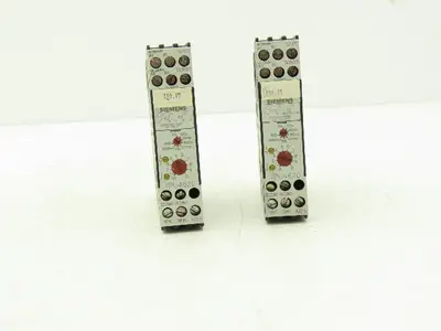 Siemens 7PU4620-2BN20 Time Delay Relay Module Off Delay 10sec -100 hour Lot of 2