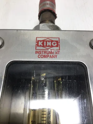 King Instrument 73112230-54MC Variable Area Flow Meter Max 200PSIG 200°F Temp