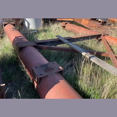 12ft Wide x 34ft Long Heavy Pipe Skid
