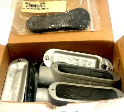NEW APPLETON ELECTRIC LB75M 3/4" CONDUIT OUTLET BODIES