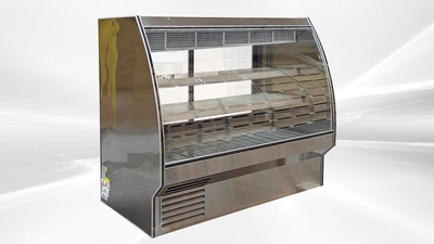 171-0314 72" Self Contained Full Service Seafood Meat Case Cooler