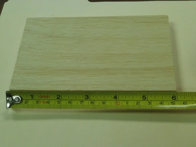 New 6"X3 1/2" X 1/2" Natural Unfinished Hardward Pieces (QTY 10)
