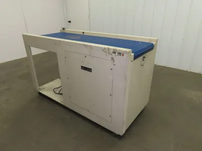 LaserLink LC4000A Plastic Chain Conveyor 18x60" 120V PLC Control Photo Eye 11FPM