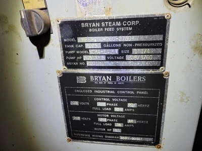 Used 2002 BRYAN RV800-S-150-FDG, Boilers New York US | Solutions 4 Manufacturing #1404199