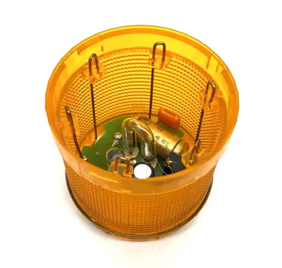 New | in-Stock Siemens SIRIUS Single-Flash Light Element, Yellow/Amber 24VDC Light Source Equipment Michigan US | Maverick Industrial Sales #1402139