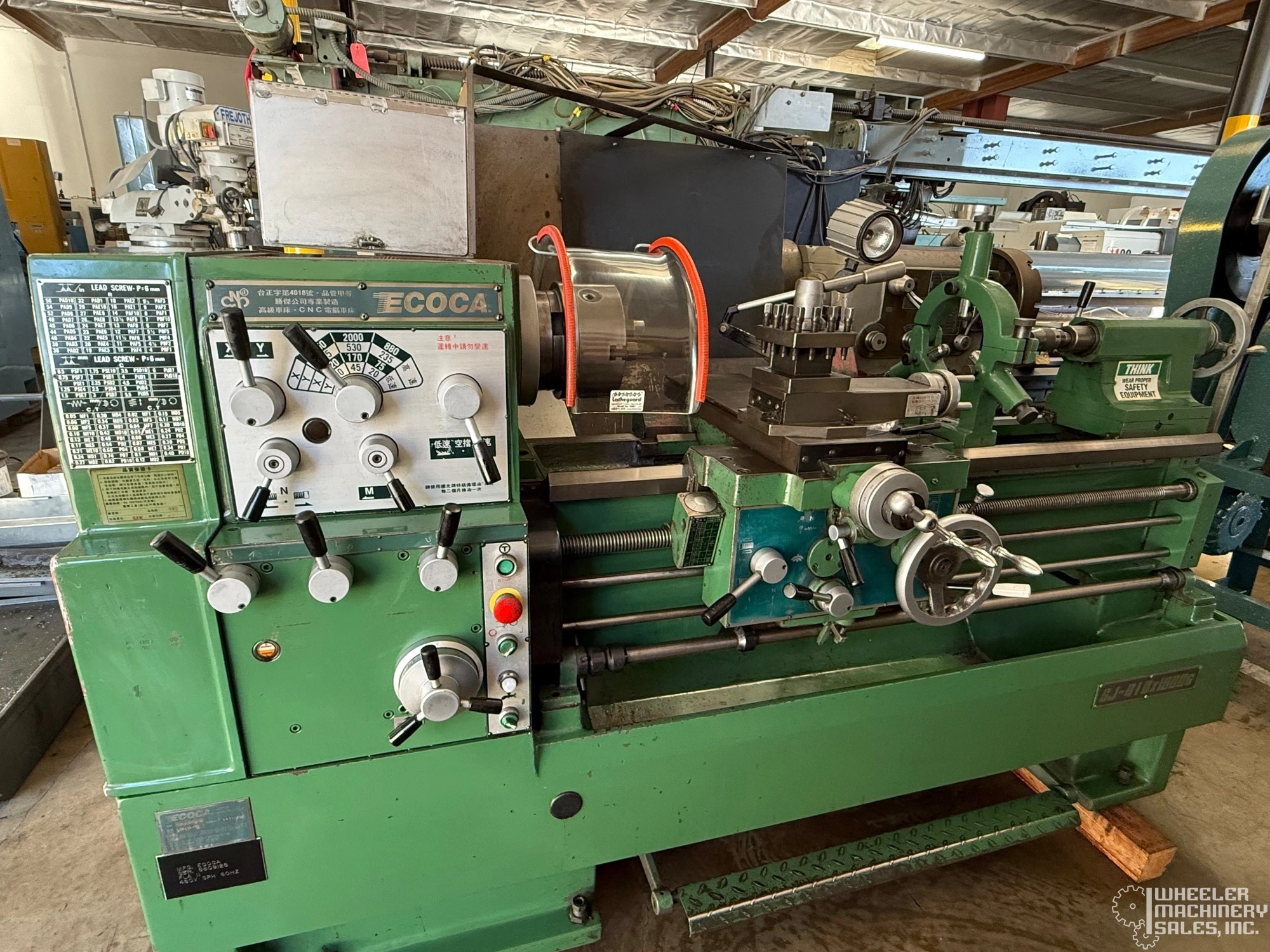 ECOCA 16" x 40" Engine Lathe #8068 #2