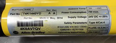 Allen Bradley Gaurd Master GaurdShield T4K1440YD Transmitter Ser A Rev A 5C-9