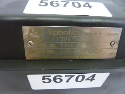 USED ABB ROBOTICS 1 FT3074-5AZ21-9-Z