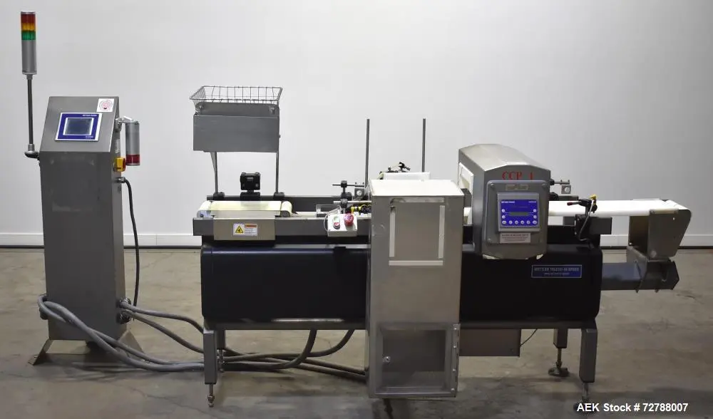 Used METTLER-TOLEDO XE Checkweighers - Combination Metal Detector Illinois US | Aaron Equipment #86663
