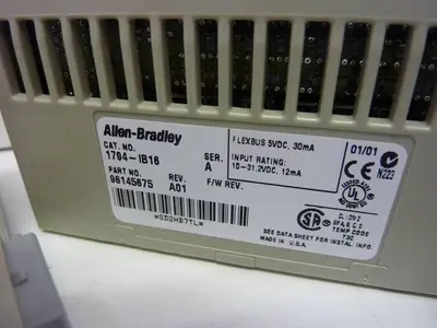 USED ALLEN BRADLEY 1794-IB16 SER A