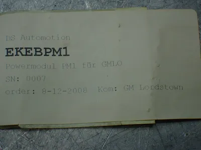 Used DS AUTOMATION EKEBPM1 AC Drive Power Modules Ohio US | HGR 24 #904417