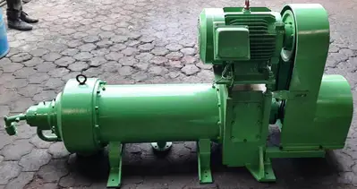 Krauss-Maffei KVZ-26-ML-V1 decanter centrifuge, 316SS.