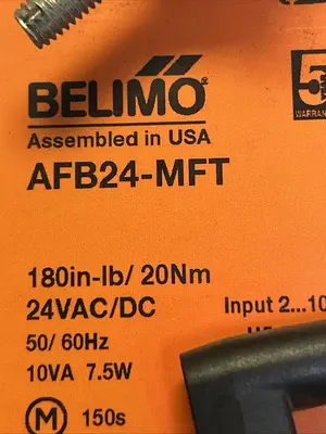 Used BELIMO AFB24-MFT HVAC Parts and Equipment | Surplus Asset Holdings #1202159