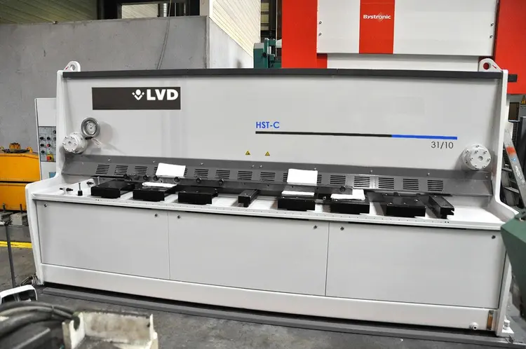 Used LVD HST-C 3100 X 10 MM Sheet Metal Shears | Apt International N.V #365077