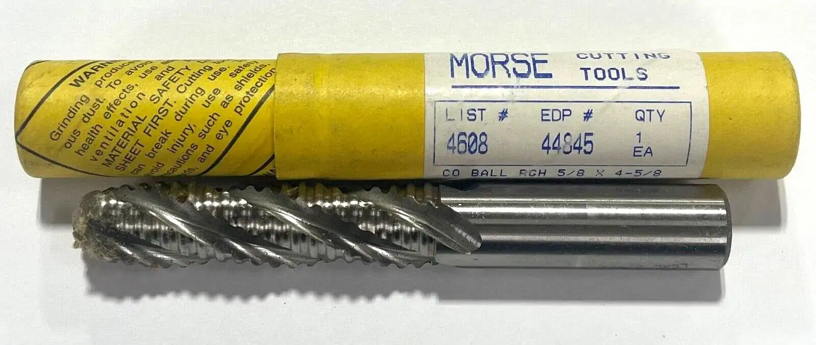 Morse 5/8" Cobalt Ball Nose Roughing End Mill - EDP 44845