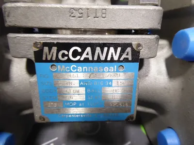 1" McCanna S151-S6-R-HS/KK Stainless Steel Ball Valve Class 150 New