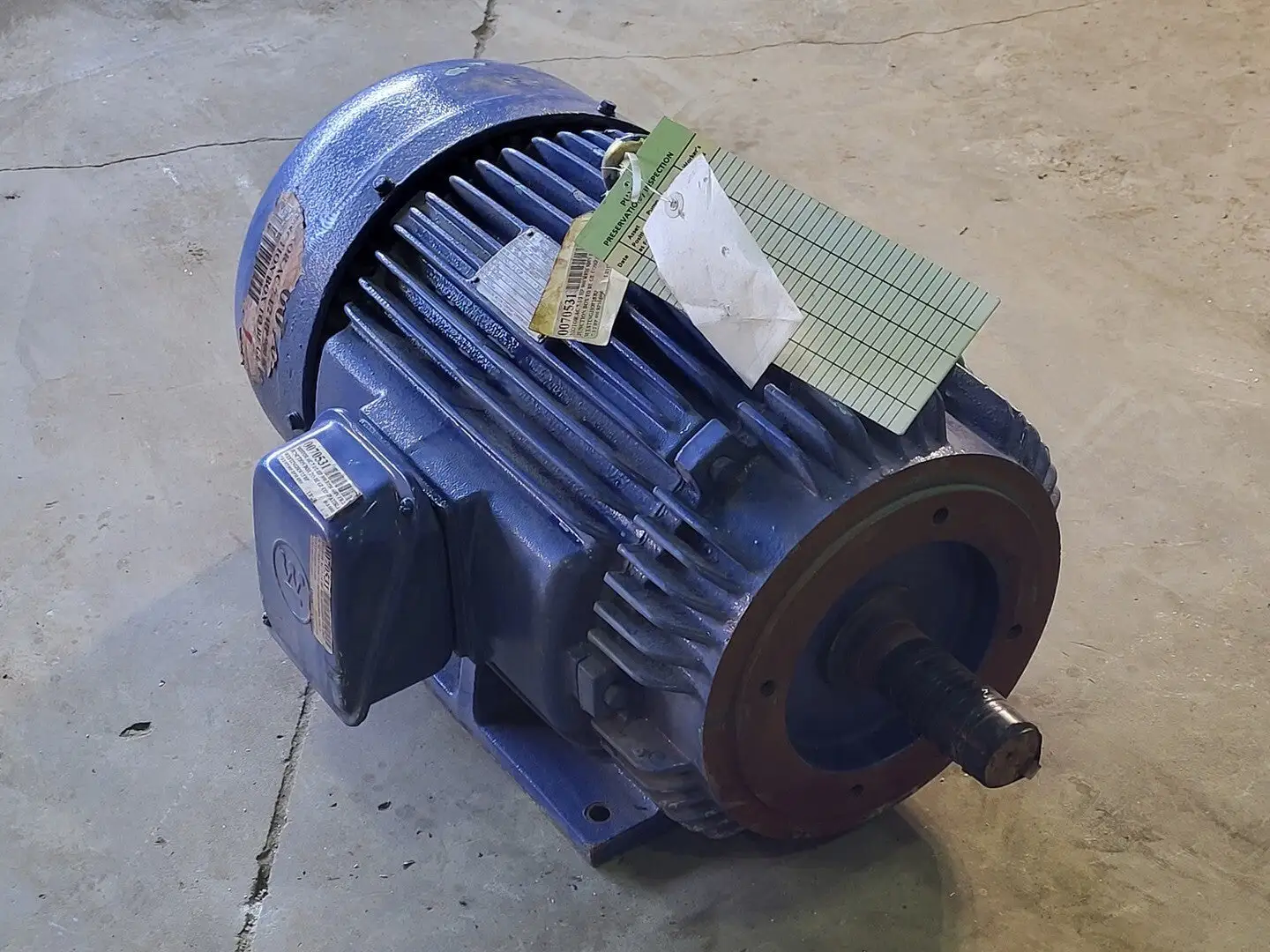 7.5 hp, 575 volts, 870 rpm, 256T, Electric Motor