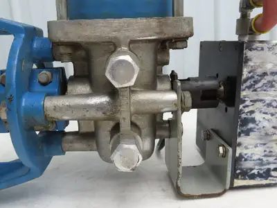Jamesbury 6" Wafer Sphere Lugged Butterfly Valve w/Pneumatic Actuator ST-200B