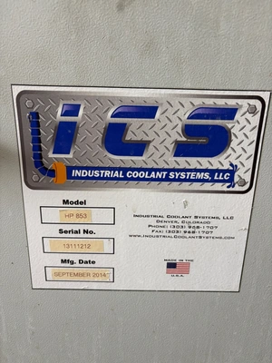 Industrial coolant systems HP-853 High pressure pump | Elevation Machine (2)