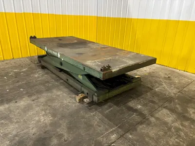108' X 48" HYDRAULIC LIFT TABLE: STOCK #23555