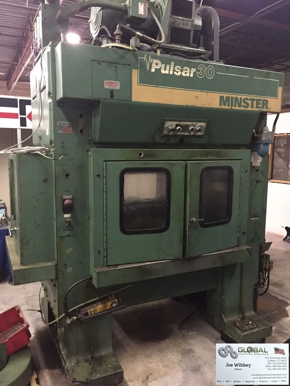 Minster Pulsar TR2-30 Stamping Press 1.5” Stroke Vamco Feed