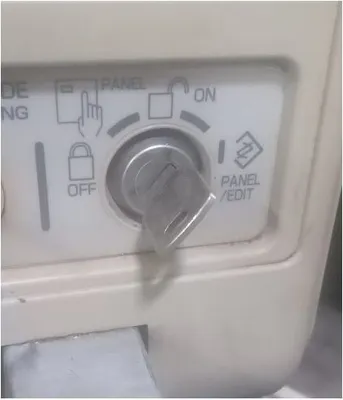 USED DMG MORI SEIKI Control Panel Key