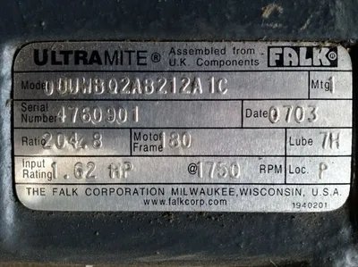 USED Falk 0UUWBQ2AB212A1C
