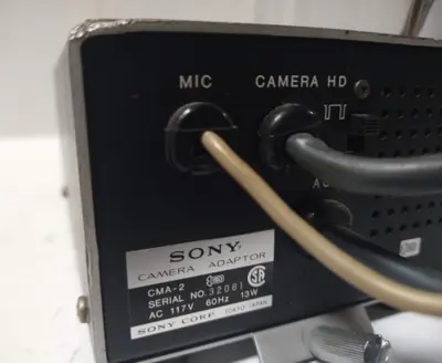 Sony CMA-2 Camera Adaptor Power Supply Unit 117V 13W MIC HD Connector