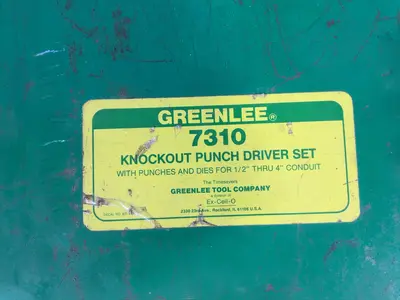 Used GREENLEE 7310 Tooling & Accessories (Other) Ohio US | HGR 24 #1521259
