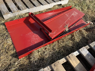 (1) 19" wide x 48" long extension panel with assorted frame components.