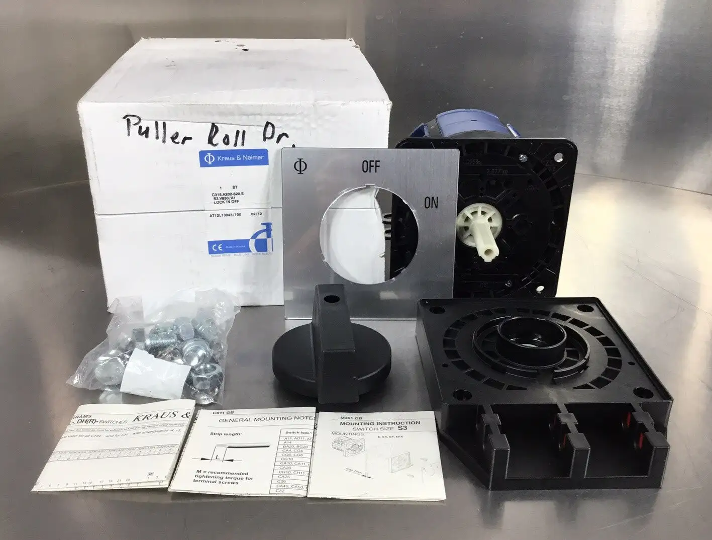 Used Kraus & Naimer C315.A202-620.E Relays & Switches South Carolina US | Palmetto Automation #1319535
