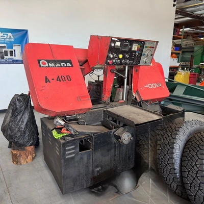 AMADA HA-400W Horizontal Band Saws (Equipt) | SNL Machine Trader LLC (2)