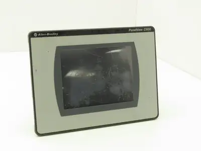 Allen Bradley 2711C-T6T PanelView C600 HMI Control Panel Ser A 24VDC
