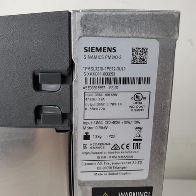 Used Siemens 6SL3210-1PE12-3UL1 Misc Industrial Equipment California US | American Industrial Supply Co. #1377142